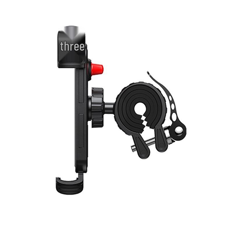 Aluminum Alloy Anti-Shake Bicycle & Motorcycle Phone Holder for Navigation