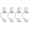 FONKEN 4/2/1PCS Anti-lost Pencil Cap Protective Cover for Aple iPencil 1st Gen Soft Silicone Stylus Pen Protector Holder