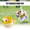 Dog Toy Tumbler Leaky Food Ball Interactive Washable Cartoon Fish Shape Teeth Cleaning Pet