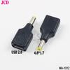 1/2/5Pcs Laptop Tablet USB 2.0 Female to DC 2.5x0.7 3.5x1.35 4.0x1.7 4.8x1.7 5.5x2.1/2.5mm Male Power Jack Connector Adapter