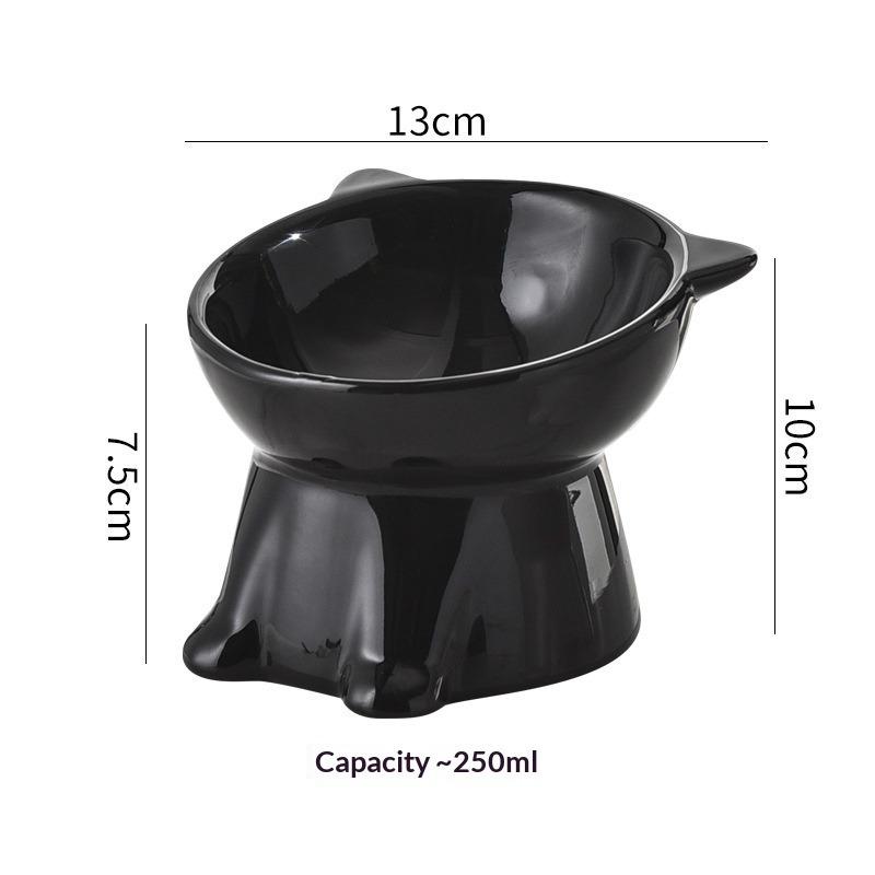 Neck Protection Large Capacity Plastic Bowl Pet Bowl Cat Bowl Cat Cat Rice Bowl Cat Food Bowl Neck Protection Kitten