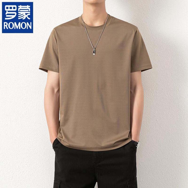 ROMON Men s Ice Silk Short Sleeve T-Shirt L