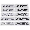ABS Auto Heckklappe Karosserie Seiten Emblem Dekoration Aufkleber für XEL XFL XJL XE XF XJ Auto Emblem Aufkleber Außenzubehör