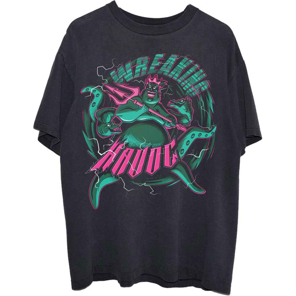 Men s Disney Little Mermaid Ursula Wreaking Havoc T-shirt Medium Black M