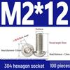 ISO7380 Stainless Steel Hex Drive Dome Head Screws - M2 to M16