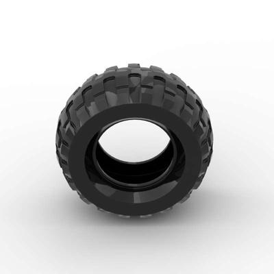Non-Toxic Moc 1Pcs 45892 Tire 81.6X38 Balloon Building Blocks Kit High-Tech Wheel Bricks Particle Diy Toys Children Birthday Kid Gifts