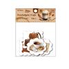 Mu Ran 50 Sheets Bread Cartoon Stickers: Decorative DIY Journal Pack with High-End Feel