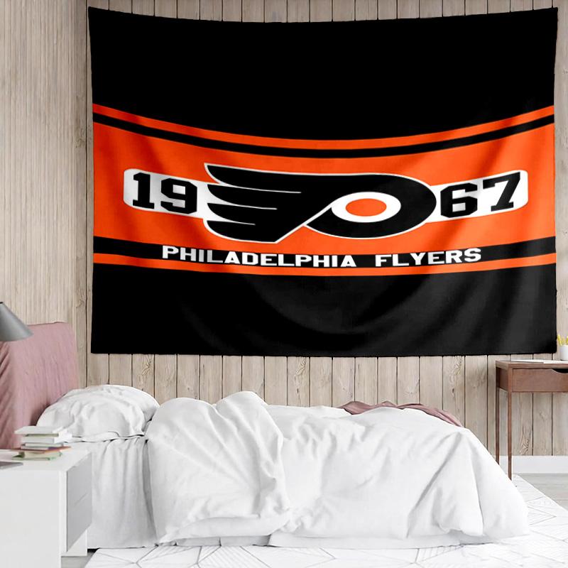 1PC Flyers Hockey Logo Art Tapestry Accessories Playroom Tapestry, for Bedroom,Livingroom, dormitory Room Wall Decor Fan Birthday Gifts