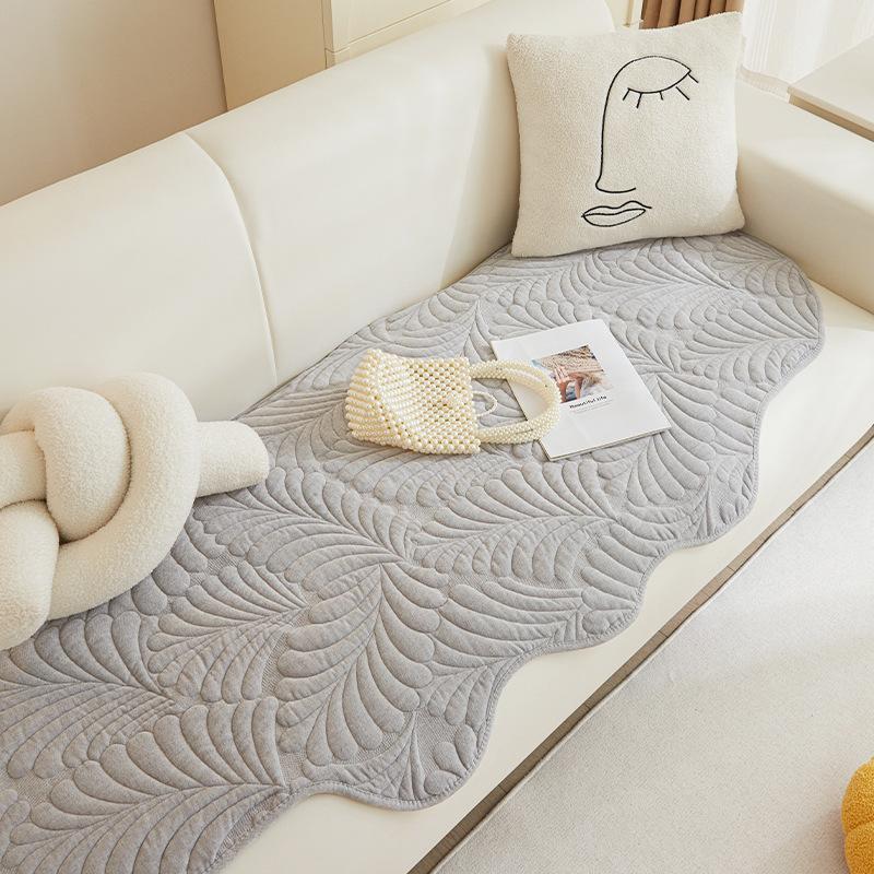 Cojín de Sofá Jacquard Chenille con Forma Universal para las Cuatro Estaciones Cubre Sofá Antideslizante Nuevo 2024 de Alto Nivel Toalla de Cubierta