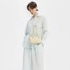 Charles & Keith Summer High-Value Popular Versatile Cream Color Soft Boston Bag Women Handbags CK2-30271574