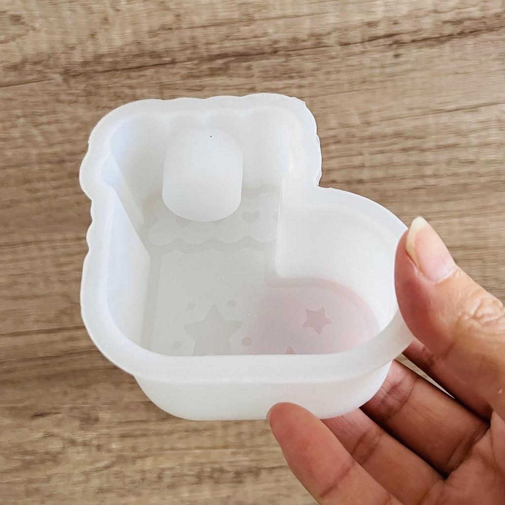 Christmas Stocking Silicone Candlestick Molds for Making Candle Holder Christmas Decoration Epoxy Resin Silicone Molds