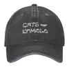 2026 Funny Kamala Cat Typography Original Baseball Cap Gentleman Hat Vintage |-F-| Snap Back Hat Baseball Men Women's