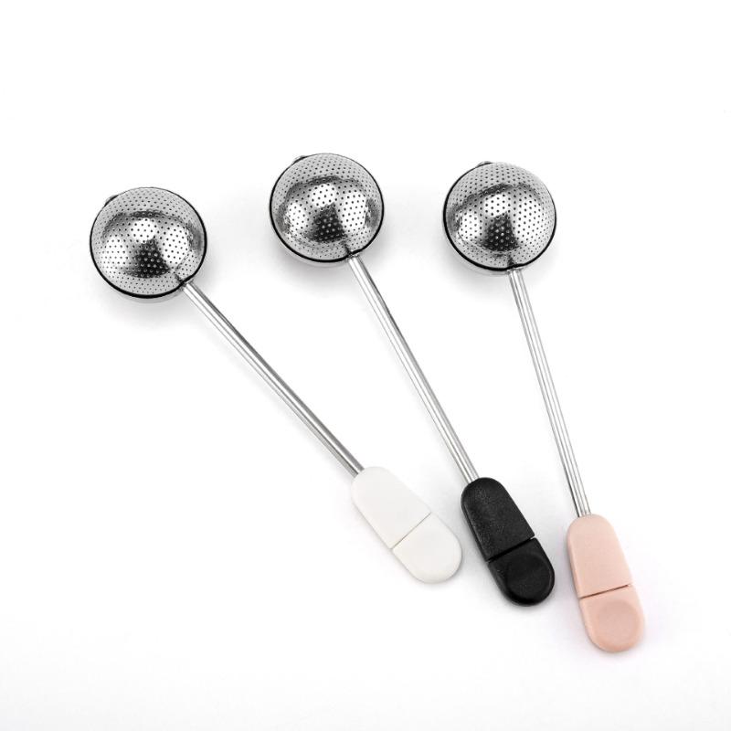 1/2 Stück Teesiebe Edelstahl Für Losen Feinen Maschen Wiederverwendbaren Blatt-Infuser Lebensmittelqualität Filter