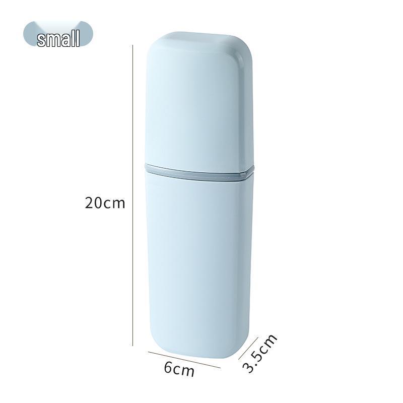 Portable Travel Toothbrush and Mouthwash Holder with Wash Bag