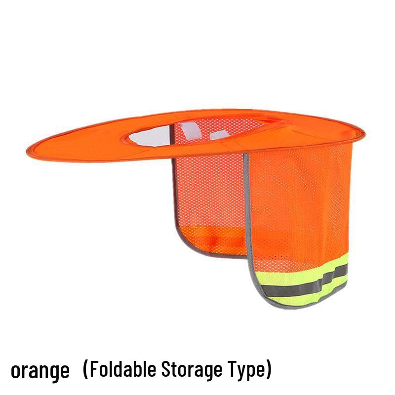 Extra Large Summer Sun Protection Hat for Outdoor Construction: Breathable, Wide Brim Safety Helmet