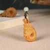 Sandalwood Dragon Zodiac Phone & Keychain Pendant Car Ornament