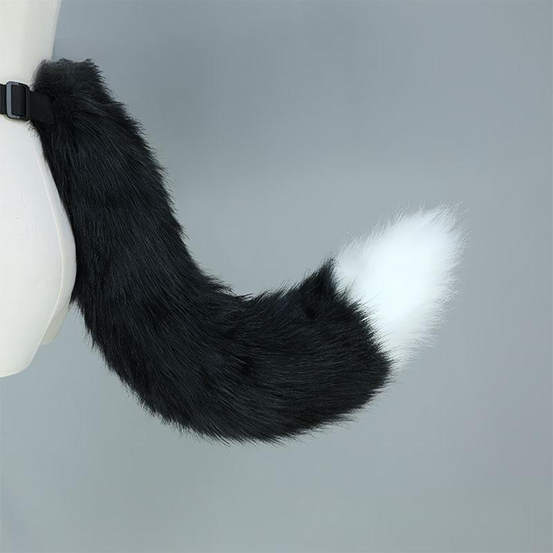 Anime Animal Tail Cosplay Costumes Props Cat Fox Plush Tails Role Play Halloween Party Kawaii Accessories