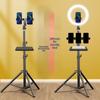 2025 Multi-Angle Phone Livestream Stand with Sound Card Tray & Tripod Support