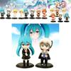 Entzückendes Pvc Anime Sänger Figuren Set Perfekt für Sammler Niedliche Cartoon Spielzeuge