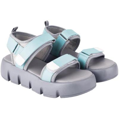 Shoetopia Lightweight Comfortable Trendy Green Sandals For Women & Girls /Uk6-Eu37