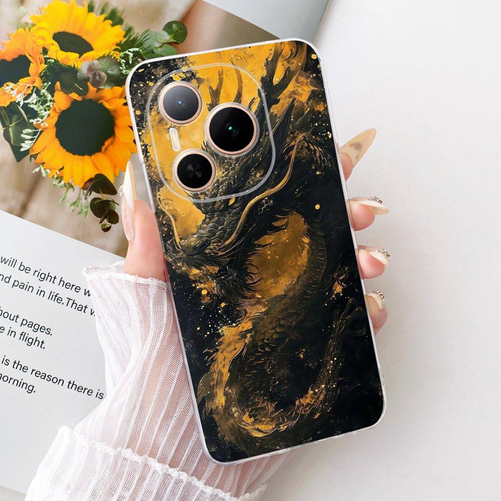 Case For Honor Power 5G Cover DVD-AN00 Transparent Fashion Butterfly Cute Cat Cool Painted Soft Phone Casing For Honor Power 5G
