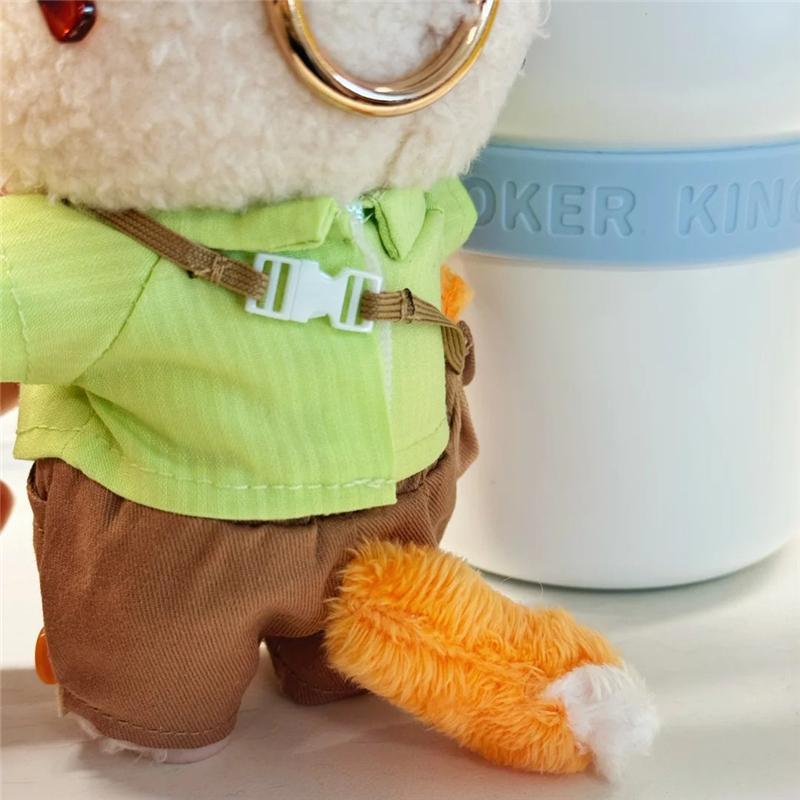 15 17Cm For Labubu Doll Nick Wilde Judy Hopps Police Officer Animal Cosplay Clothes Cartoon Zootopia Outfit Clothing