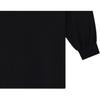 WE11DONE Ss24 Rhinestone Dot Logo Oversized Long Sleeve T-Shirt Unisex Tops Black WD-TT0-24-811-U-BK