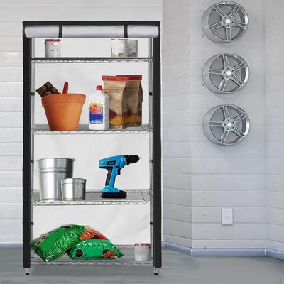 Outdoor Shelving Protector Keeping Rack Clean Dustproof Storage Cover with Zipper for Wire