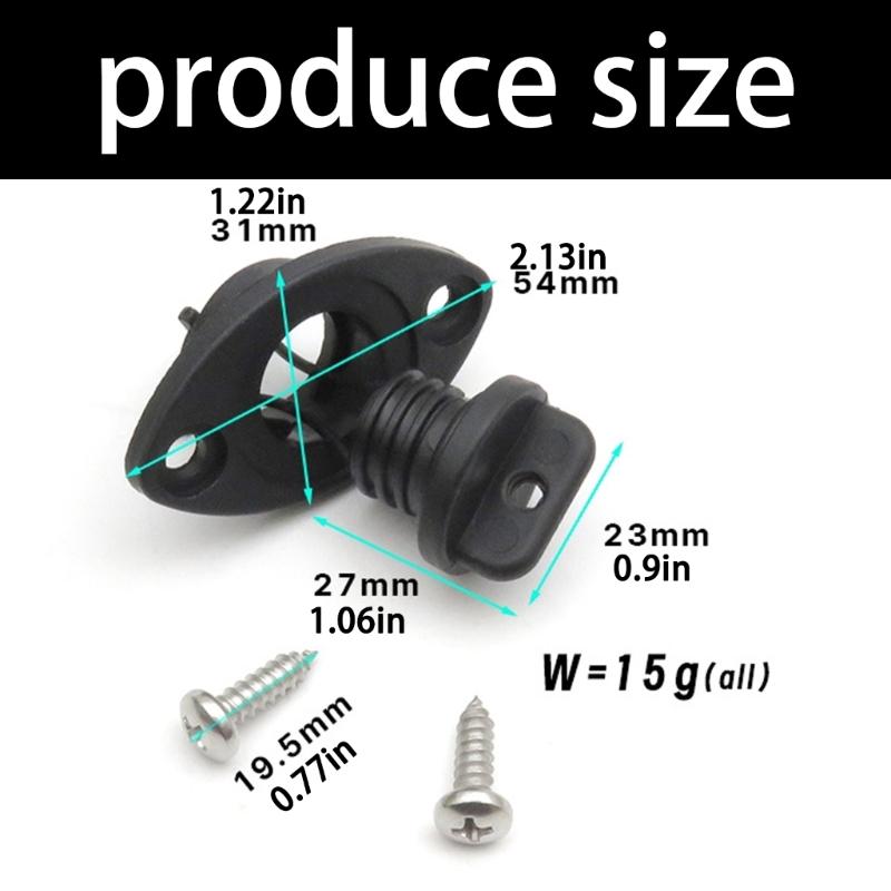 Kayak Plugs Drain Plugs Hull Thread Drain Plugs Canoe Boat Plug Boat Drain Plug Scupper Plugs Thread Drain Plugs