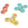 3 Pcs Suction Cup Spinner Toys Rotating Flower Suction Cup Toys Waterproof Rustproof Baby Fidget Spinners Bathroom Toys