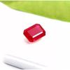 Top Quality Burmese Red Ruby Natural Emerald Cut 10 Ct Certified Loose Gemstone