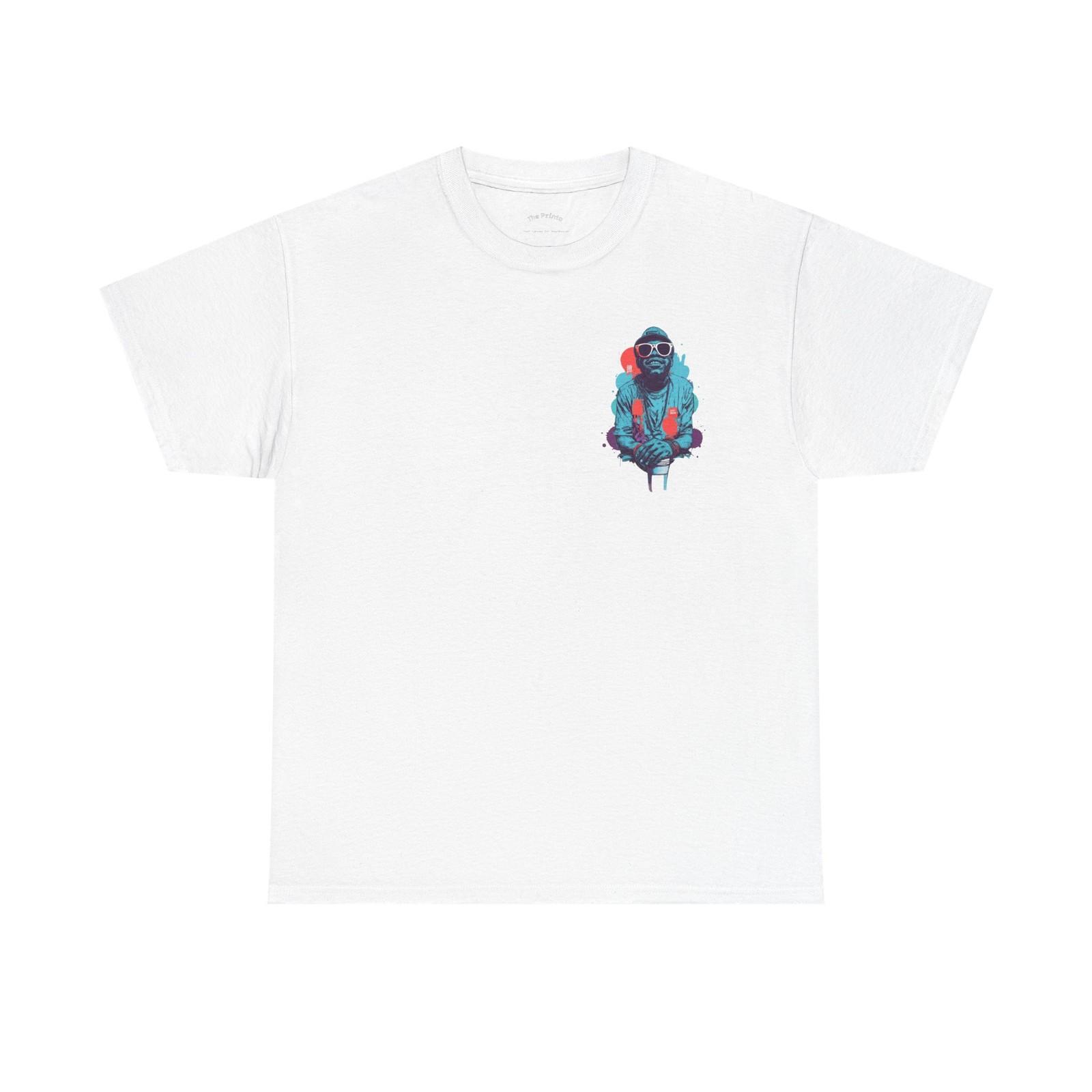 Colorful Gorilla and YO.YU. Unisex Tee, Vibrant Graphic Casual, Streetwear Style S