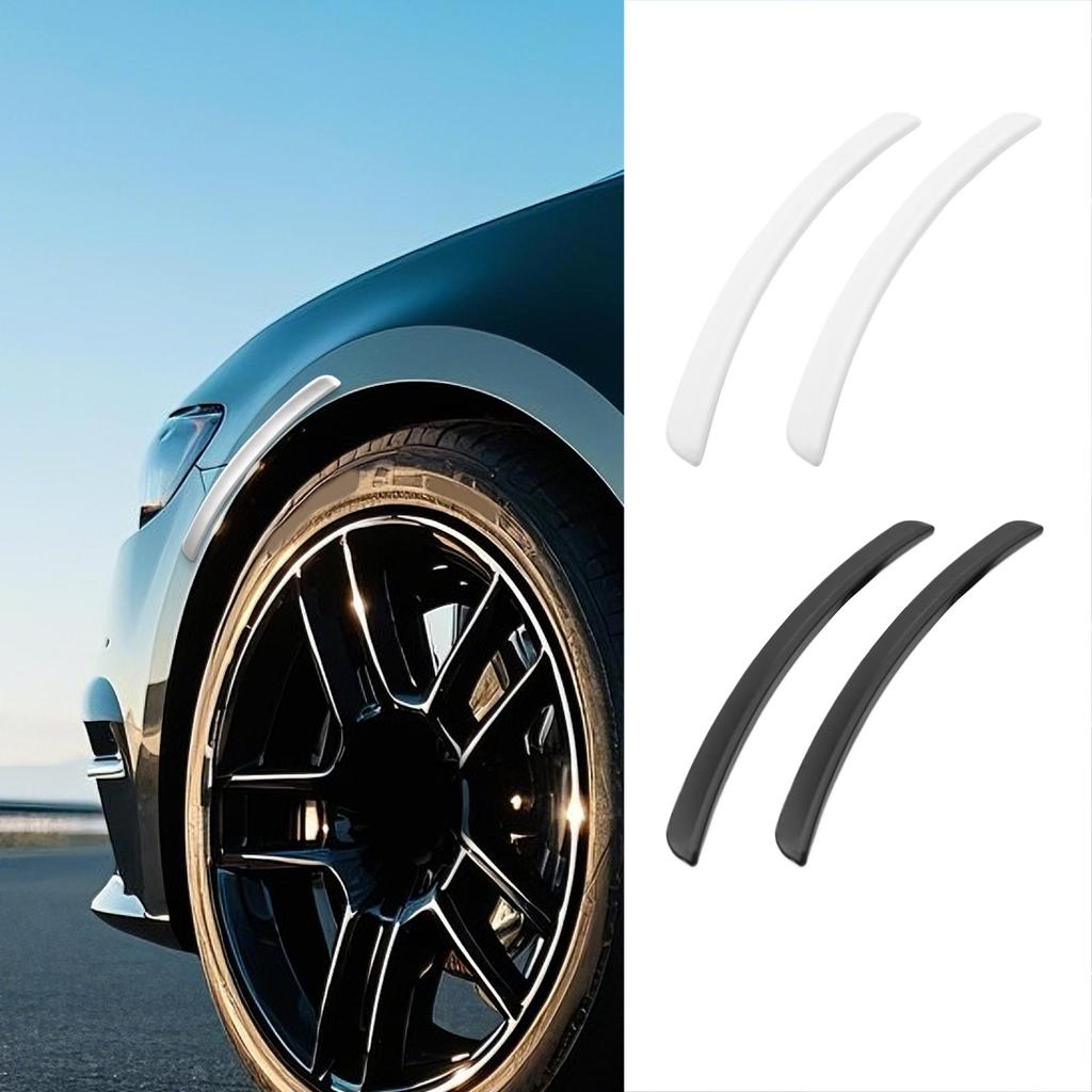 Wheel Eyebrow Arch Trim Anti-Collision Mudguard Elastic Anti-Collision Strip For Daily Commuters Vehicle Restorers Ride Share
