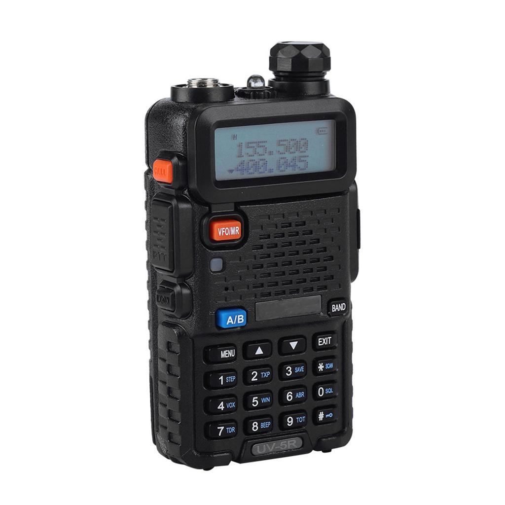 5W UV‑5R Portable VHF UHF Dual Band Walkie Talkie Professional Radio Transceiver