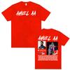Rapper Anuel AA Rhlm 2 Album Tour Printed Tee Shirt Unisex Women Fashion Trend Hip Hop Pop Music Tshirt Pure Cotton Loose T Shirts
