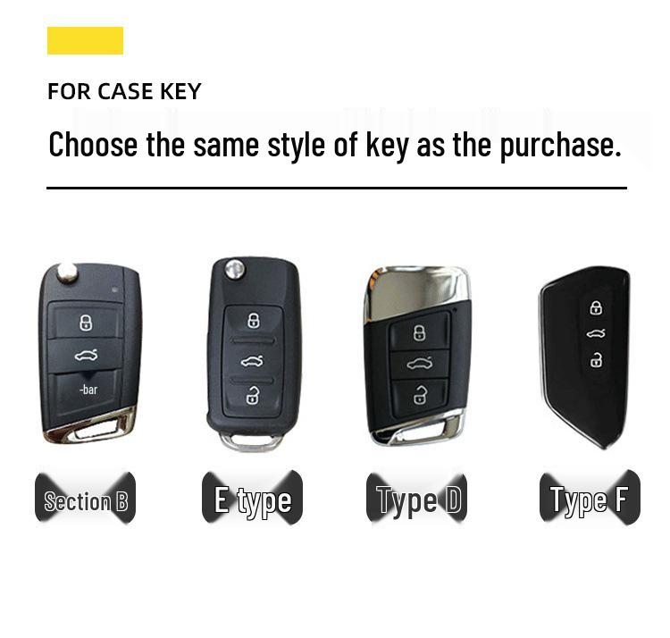 Volkswagen Key Covers for Sagitar, Magotan, Tayron, Passat, Bora, Lavida, Polo/CC, Tharu & Golf 8