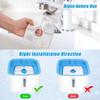 ATUBAN Pet Fountain Filter Set,Filtration System Replacement Cat Water Fountain Filters for Square 84oz/2.5L Automatic Fountain