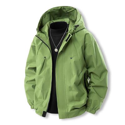 2025 Spring/Autumn Men's Windproof Outdoor Embroidered Sports Jacket