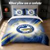 Parramatta Eels Design Bed Bedding Set 1 Duvet Cover + 2 Pillowcases Soft Breathable Household Bed Linens