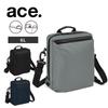 Metrex Shoulder 19113 Gray [Ace Gene] Bag, 6L, Vertical, Lightweight, Casual,