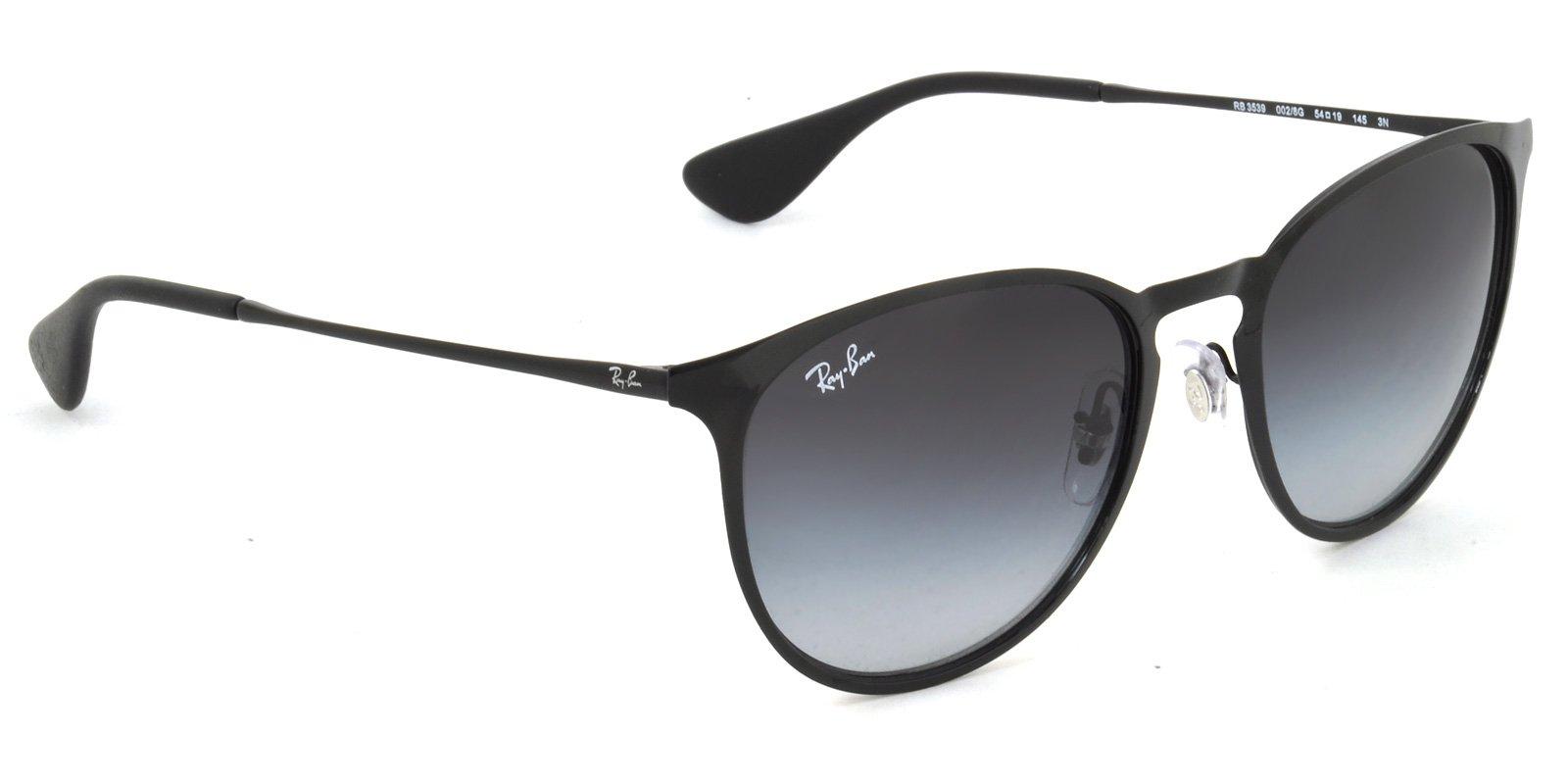 

Солнцезащитные очки Ray-Ban ERIKA METAL RB3539 002/8G 54 (Черный / Серый Градиент) чёрный