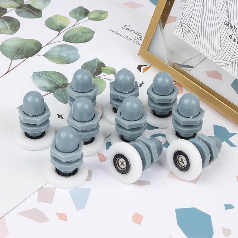 Role de rulare cu roată de rulare cu un singur scripete drept de 27 mm pentru cabină de duș, role pentru uși glisante din sticlă