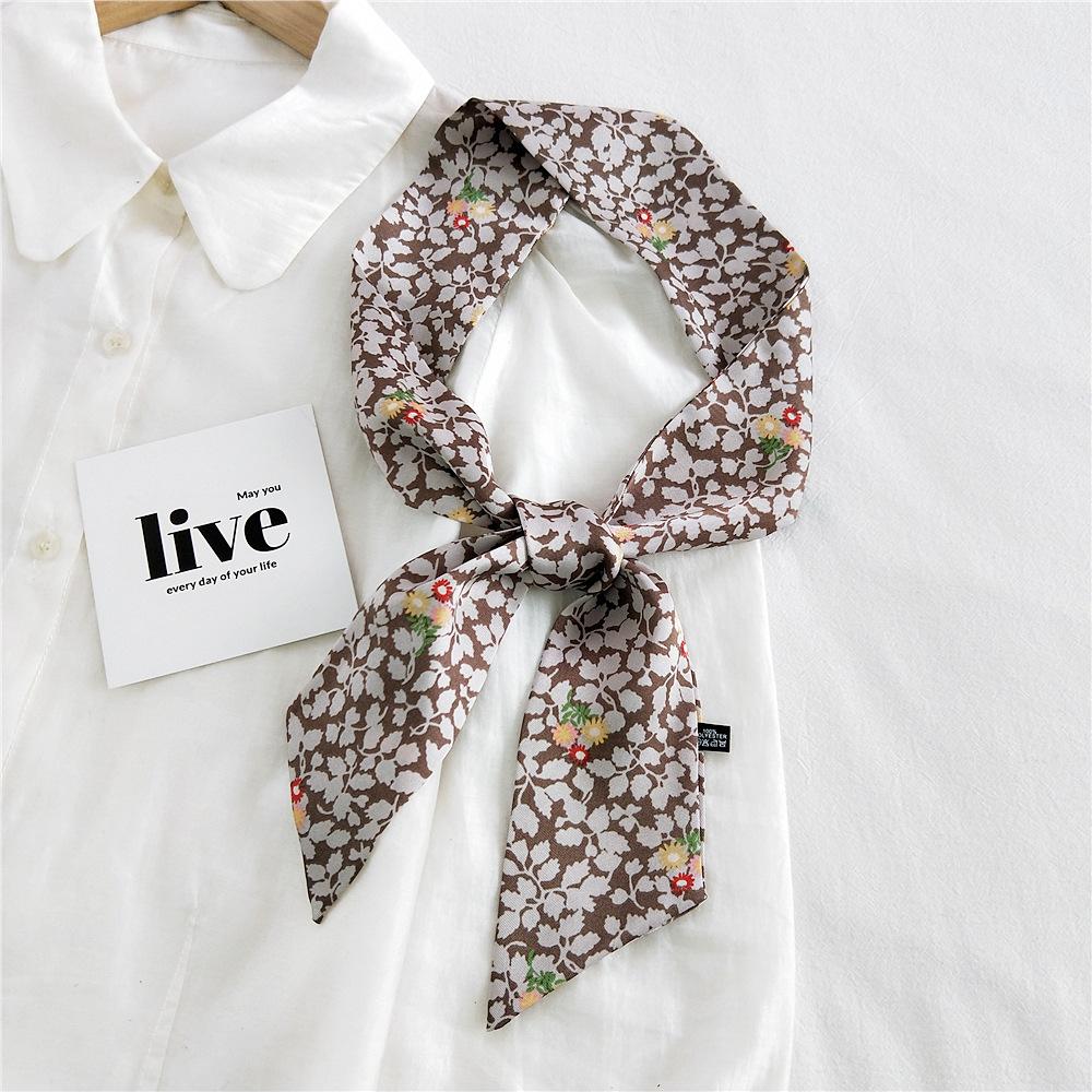 New Scarves Silk Scarves Women'S Spring And Autumn Season Long Decorative Professional Scarves Summer Thin Styles Paired With Shirts Stylish