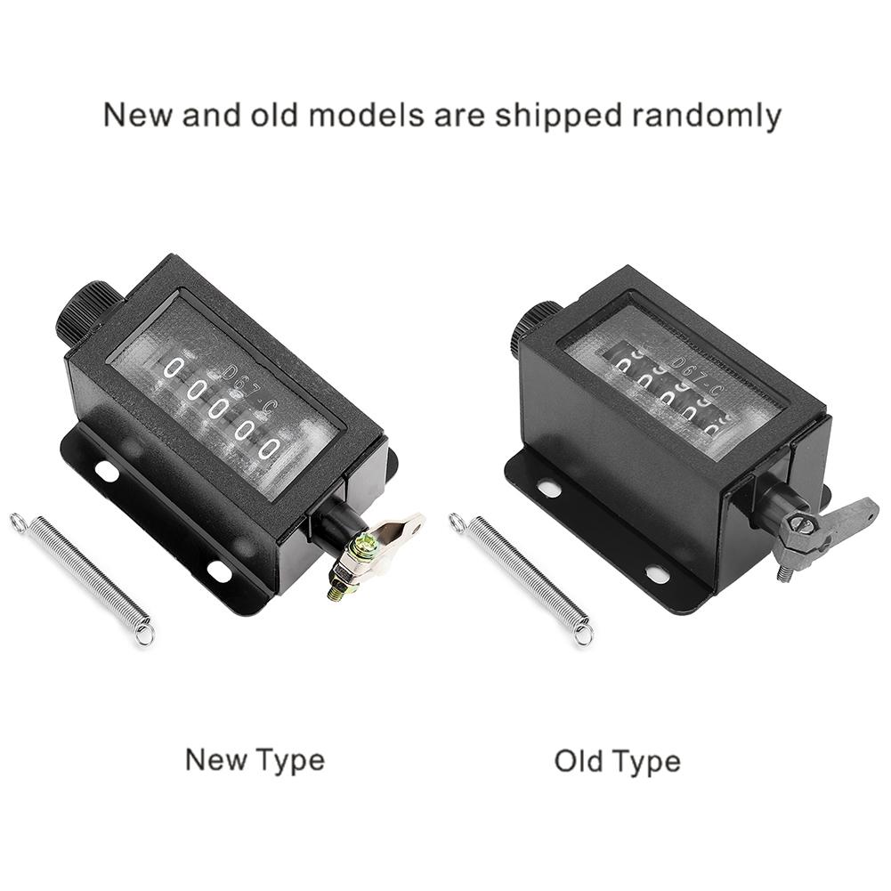 Mecánico - Contador de Clics de Dígitos Conteo Manual de Mano de Carrera de Tracción