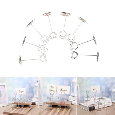 Clamp Desktop Decoration Wedding Supplies Photos Clips Clamps Stand Place Card Table Numbers Holder