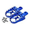 090E Aluminum Vintage Motorcycle Foot Pegs Enhanced Traction Universal Application 2x