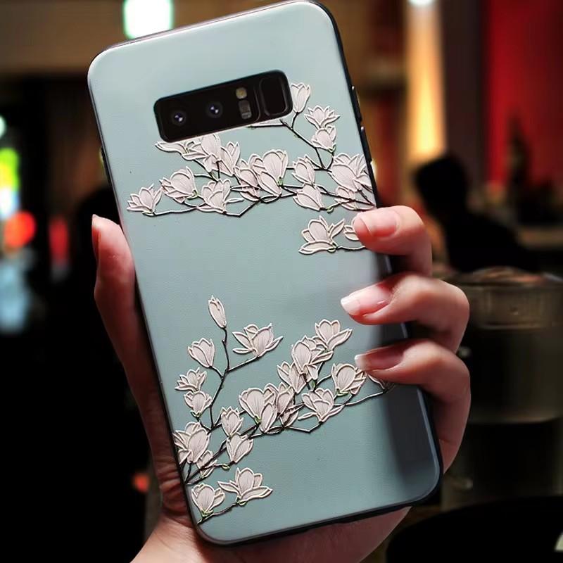 For Honor 200 / 200 Lite / 200 Pro Case 3D Flower Relief Silicone Emboss Covers for Huawei Honor 200 Pro Cases Soft Cute Cartoon