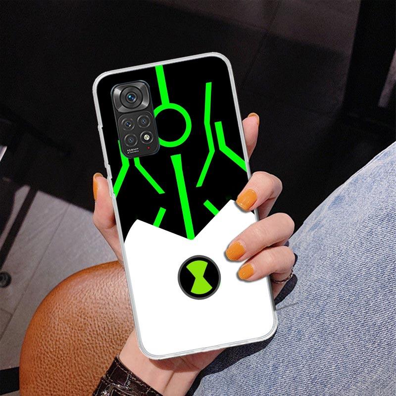 Cartoon Ben 10 Handyhülle für Handyhülle für Xiaomi Redmi Note 15 14 14S 13 Pro Plus 12 12S 11S 11E 10S 10 11T 5G Einzigartige Hülle C