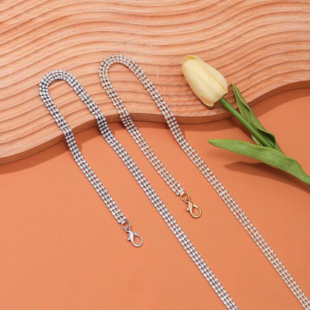 Adjustable Summer Belt Lightweight Elegant Waist Chain Rhinestone Waist Chain  Women's Accessories