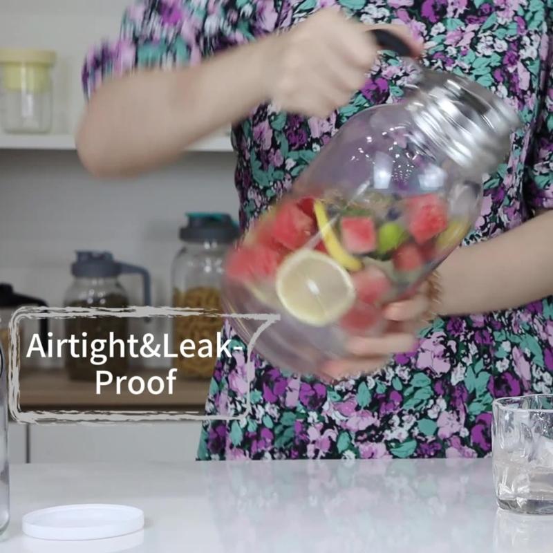 Tapa a Prueba de Óxido para Frasco de Mason con Boquilla Dispensadora para Servir Bebidas Gadget de Cocina Cubierta Selladora de Acero Inoxidable